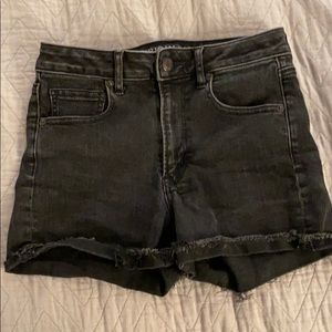 American Eagle Super Stretch High Rise Jean Shorts